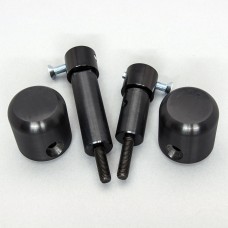 WOODCRAFT Kawasaki Ninja 400 (ex400) RACE Frame Slider Kit (includes 50-1099 pucks)